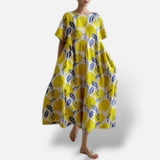 Vestido Estampado Floral Relajado Elegante