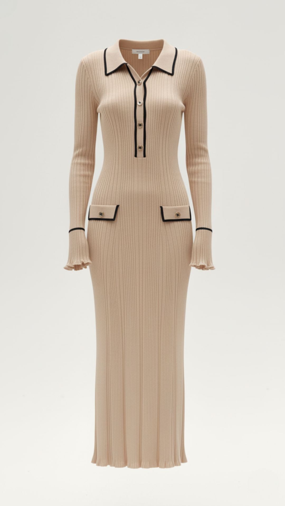 Vestido Maxi Bodycon con Detalle Elegante