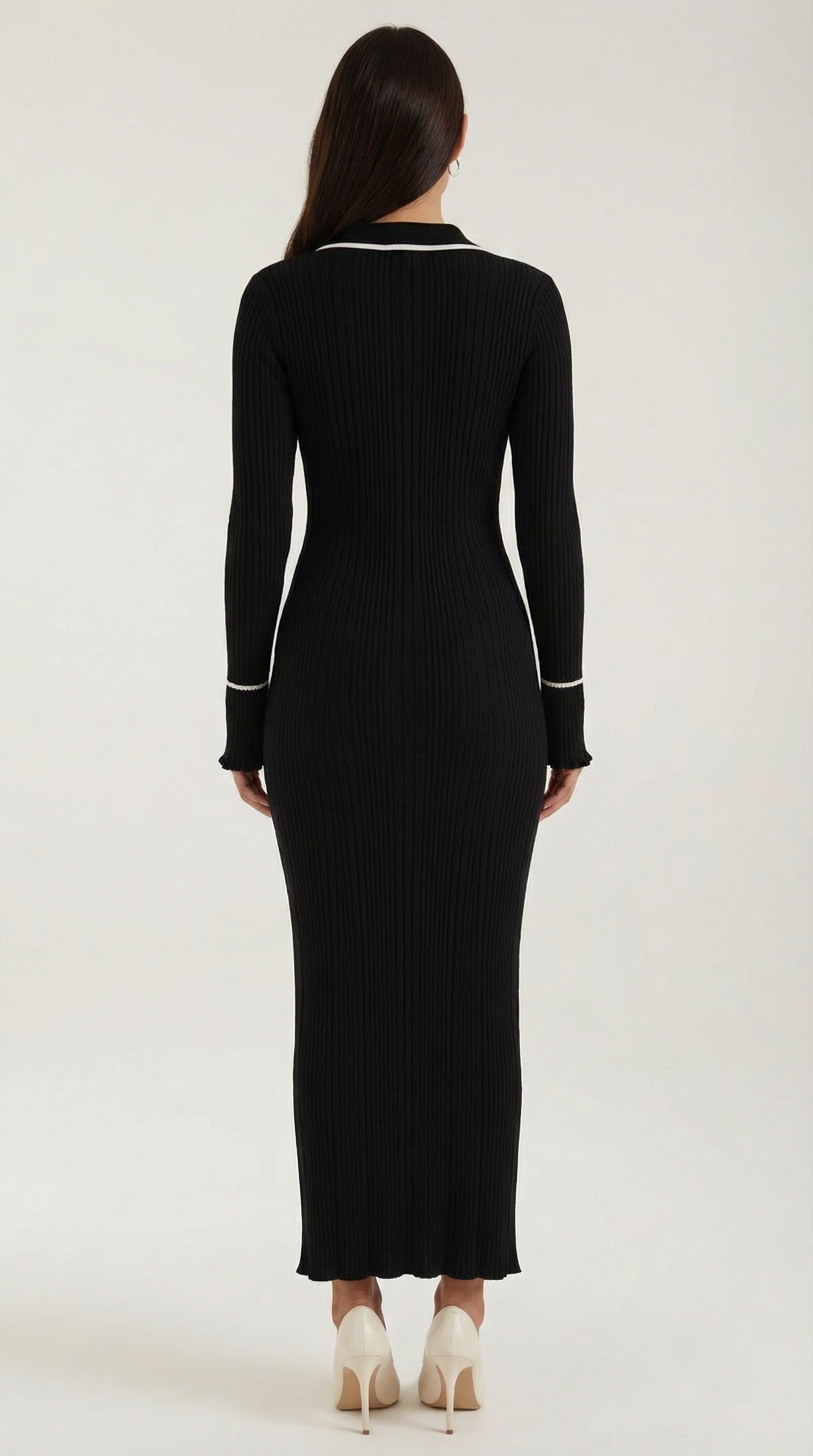 Vestido Maxi Bodycon con Detalle Elegante