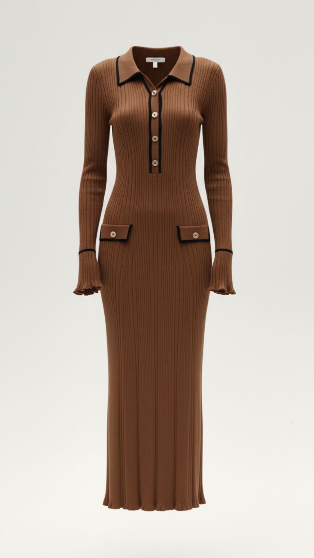 Vestido Maxi Bodycon con Detalle Elegante