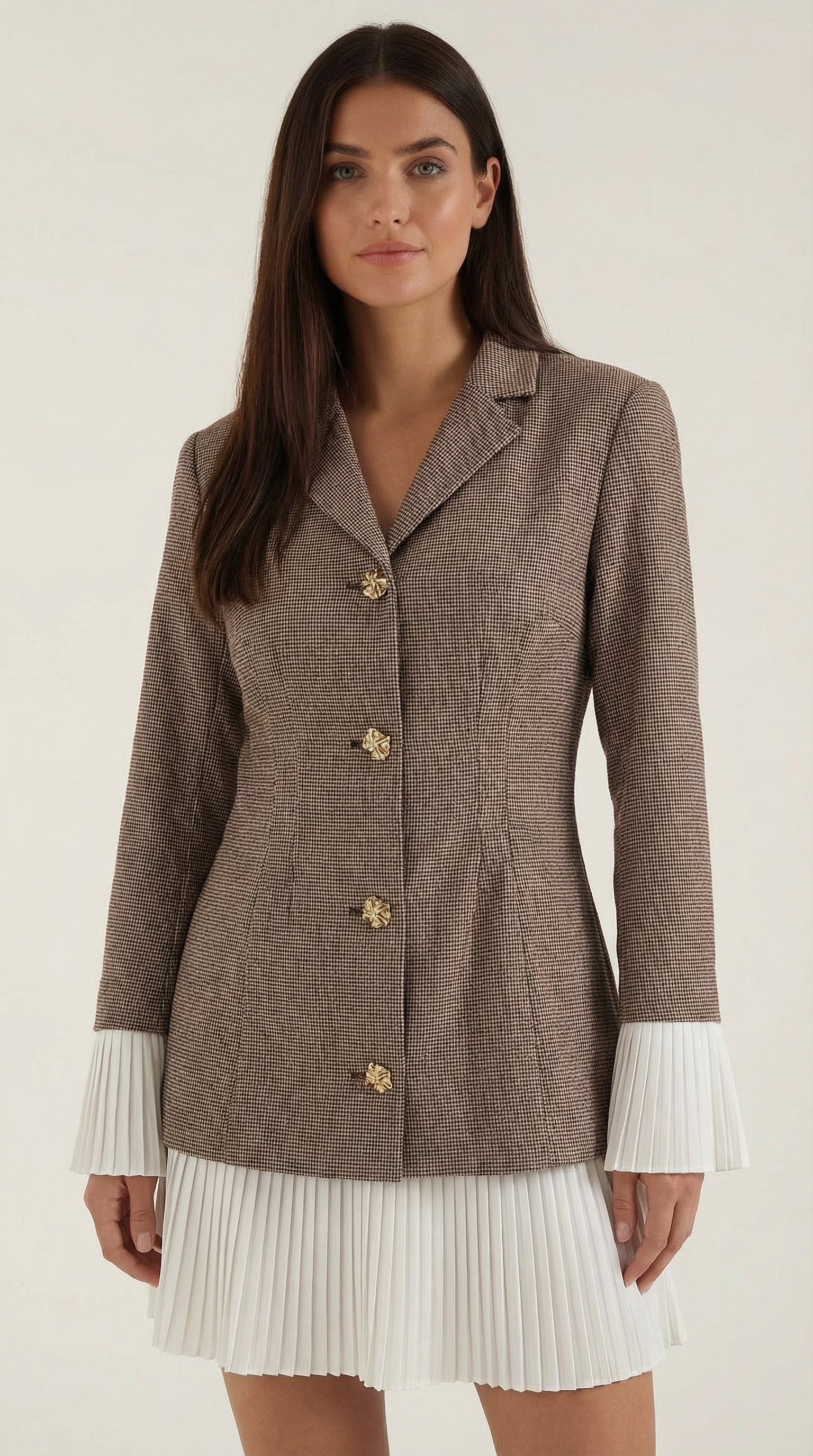 Blazer mujer con corte elegante