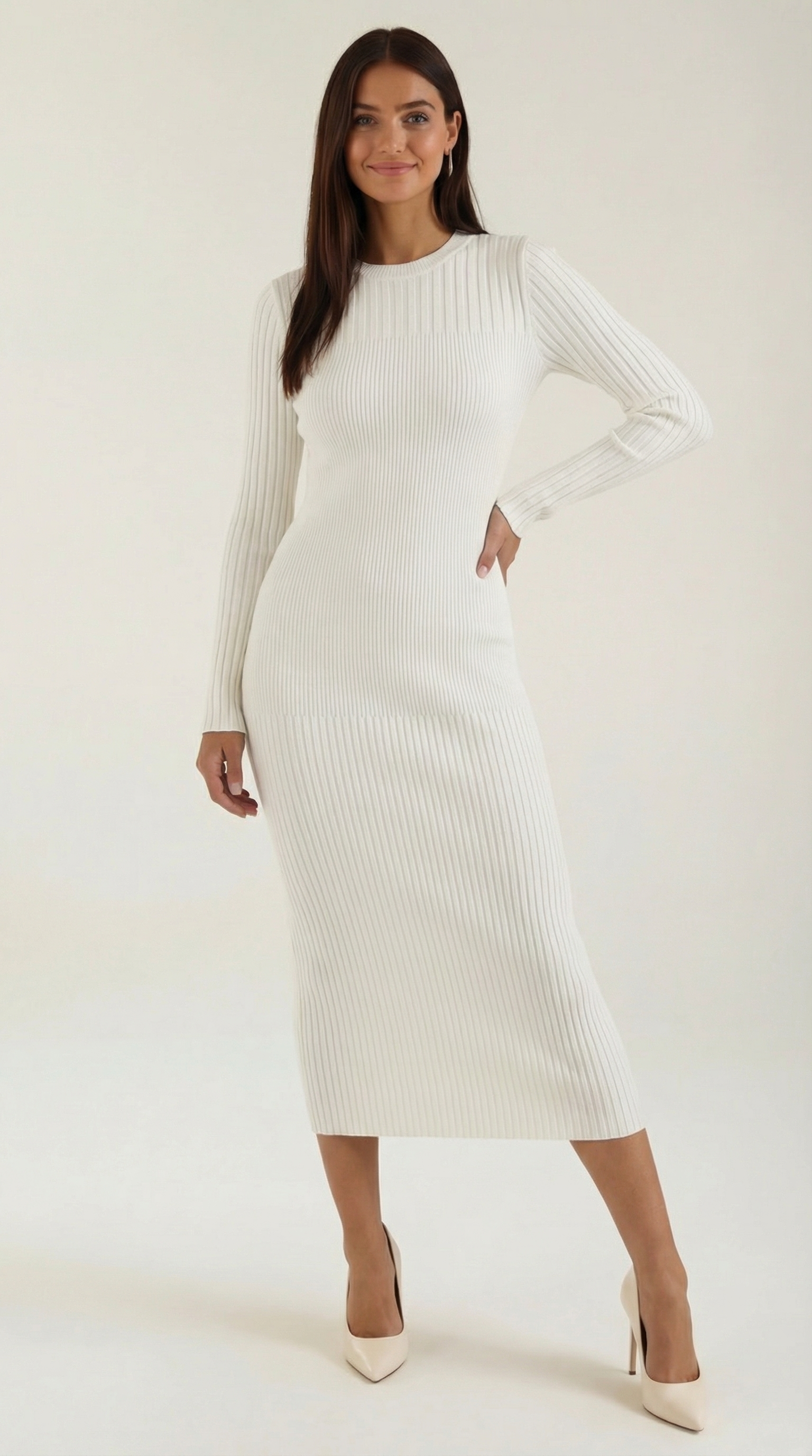 Vestido Midi Bodycon con Diseño Elegante