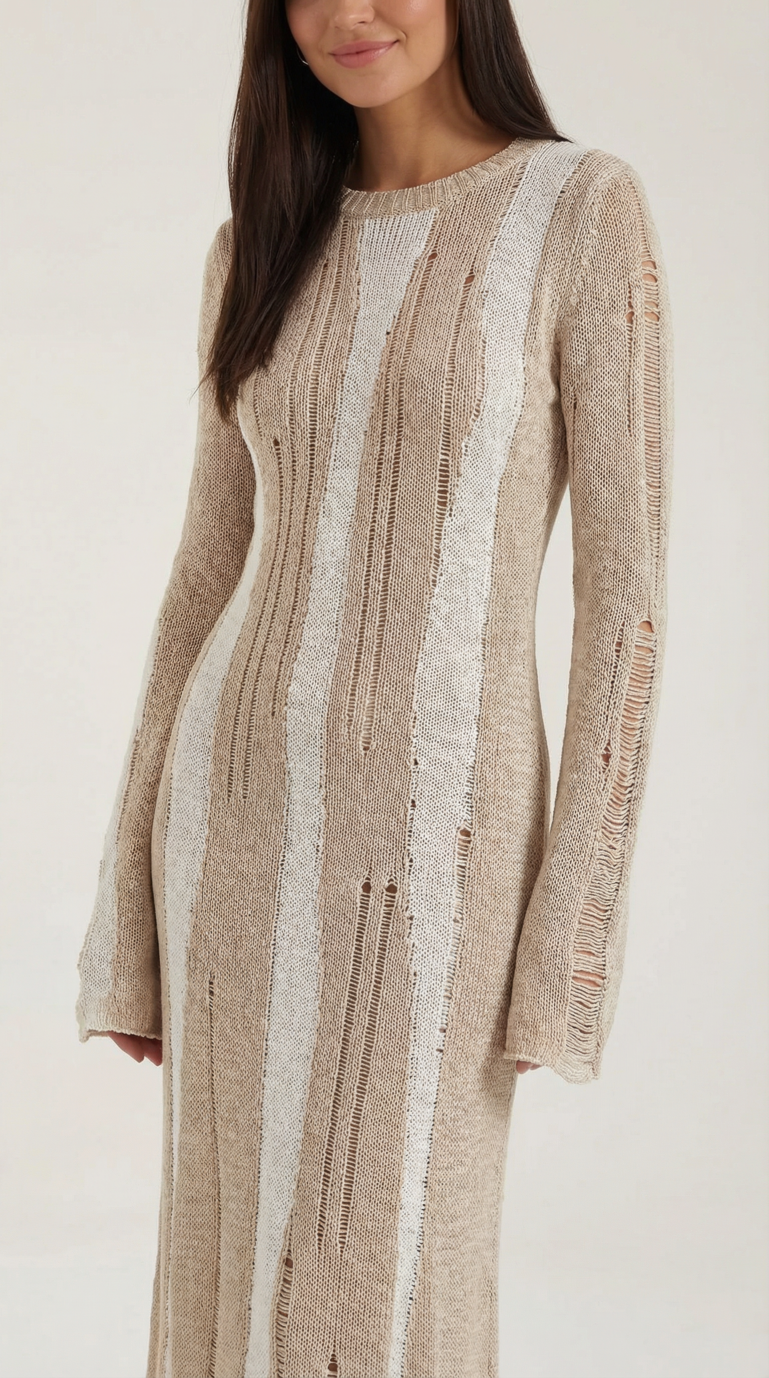 Vestido largo ajustado elegante